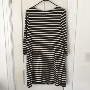 YMC Striped Dress with Zipper